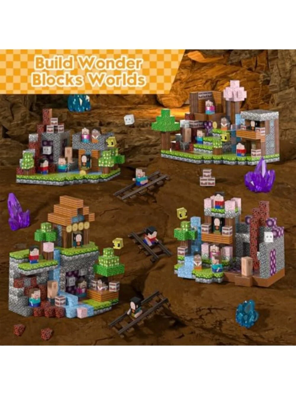 100pcs Magnetic Building Blocks Set | STEM Sensory Toy for Kids Ages 3
